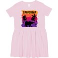 thumbnail image 3 of Inktastic California Sunset Vacation Beach Girls Toddler Dress, 3 of 5