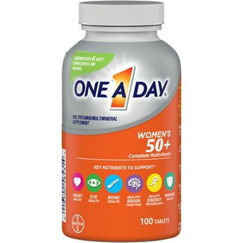 One A Day Women's 50+ Multi s, Multis for Women, 100 Ct
