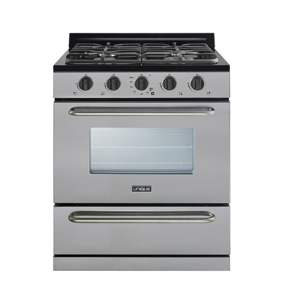 Unique Classic 30' Stainless Steel Off Grid Propane Range