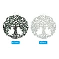 thumbnail image 3 of Uxcell Metal Tree Wall Decor, Tree of Life Wall Sculpture Ornament Hanging Wall Decoration, Green  Black, 3 of 7