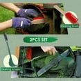 thumbnail image 3 of Mower Deck Scraper with Ergonomic Long Handle, Lawn Mower Deck Cleaner Tool with Stiff Bristle Brush, Lawn Mower Maintenance Deck Scraper Cleaning Tool for Gardening, 3 of 7