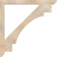 thumbnail image 3 of Ekena Millwork 3 1/2"W x 48"D x 48"H Merced Slat Smooth Bracket, Douglas Fir, 3 of 4