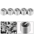 thumbnail image 1 of 50pcs Stainless Steel Threaded Inserts, M8 X 1.25 X 1.5D Helical Coil Screw Thread Repair Kit, with Enhanced Connection Strength, for Aluminum  Low Strength Materials, 1 of 7