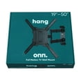 onn. Full Motion TV Wall Mount for 19" to 50" TVs, up to 15° Tilting