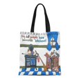 thumbnail image 1 of POGLIP Canvas Tote Bag Messy Only Dull People Have Colourful Reusable Handbag Shoulder Grocery Shopping Bags, 1 of 1