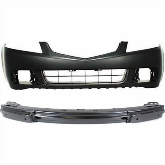 Bumper Cover Kit For 2004-2005 Acura TSX Front with Bumper ReinForcement