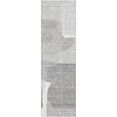 thumbnail image 2 of Addison Rugs Mayfield Premium Machine Washable Transitional Blocks Linen Runner Rug, 2'3" X 7'6" Machine Washable Transitional Blocks Linen Oversized Sherpa Throw Blanket, 2 of 6