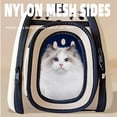 thumbnail image 3 of Sac pour Animaux de Compagnie Transfrontalier Sac Pliable pour Chat Sac à Dos Sac pour Chien Sac portable pour Chat Sac à Bandoulière Sac à Main pour Chat Rouge-TG, 3 of 6