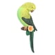 thumbnail image 3 of Decoración del hogar pájaro Artificial respetuoso con el medio ambiente mano de obra fina tallado fino simulador de pájaro de resina sintética ANGGREK Otros, 3 of 8