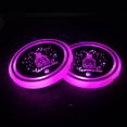 thumbnail image 4 of UPGRATOR 2Ud Alfombrilla LED Para Portavasos De Auto Con Luz Multicolor Recargable USB, 4 of 8