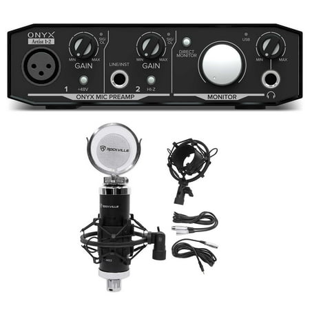 Mackie Onyx Artist 1.2 2x2 USB Recording Studio Interface+Microphone+Cable+Mount price history on PriceWatchPro