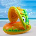 thumbnail image 5 of Anillo de natación inflable para bebé, círculo flotante para niño, para piscina, bañera (verde), 5 of 5