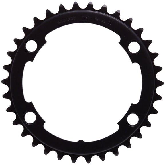 Shimano FC-RS510 Chainring - 34t, Asymmetric 110mm BCD, Black, MS