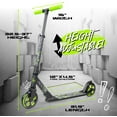 thumbnail image 4 of Madd Gear Aero 150 Kick Folding Scooter Large 6" Wheels Adjustable Height Lightweight Kids & Teens 5 Years Plus, 4 of 13