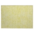 thumbnail image 2 of Addison Rugs Chantille Indoor/Outdoor Transitional Swirls Yellow Washable Rectangle Rug, 1'8" x 2'6", 2 of 6