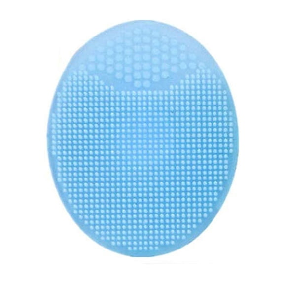 Clearance! Ankoty Silicone Face Scrubbers Exfoliator Brush Facial Cleansing Brush Pad Scrub Scrubby Pore Blackhead Removing Exfoliating Unique for Girl Sister, 1 x Cleaning Brush Blue