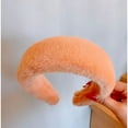 thumbnail image 2 of Banda Para El Cabello Banda Para El Cabello Ancha Banda Para El Cabello Banda Para El Cabello Moda Banda Para La Cabeza Ancha Banda Para La Cabeza De Felpa Antideslizante ANGGREK Naranja, 2 of 2