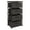 Black, variant on Juvale 4-Tier Fabric Dresser for Closet - 16.5 x 13 x 33 in, Black - Storage Cabinet with Drawers, Closet Drawers & Bedroom Storage
