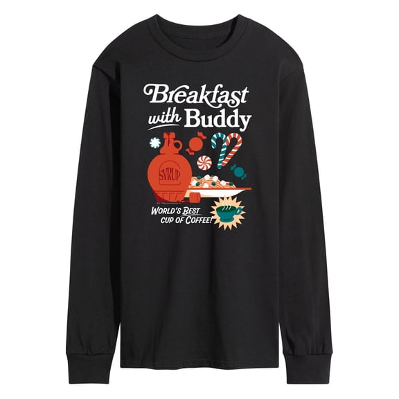 Elf - Breakfast With Buddy - Men's Long Sleeve Graphic T-Shirt
