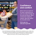 thumbnail image 4 of Funda para carrito de compras Boppy Almond Croissant con arnés de seguridad, 4 of 5