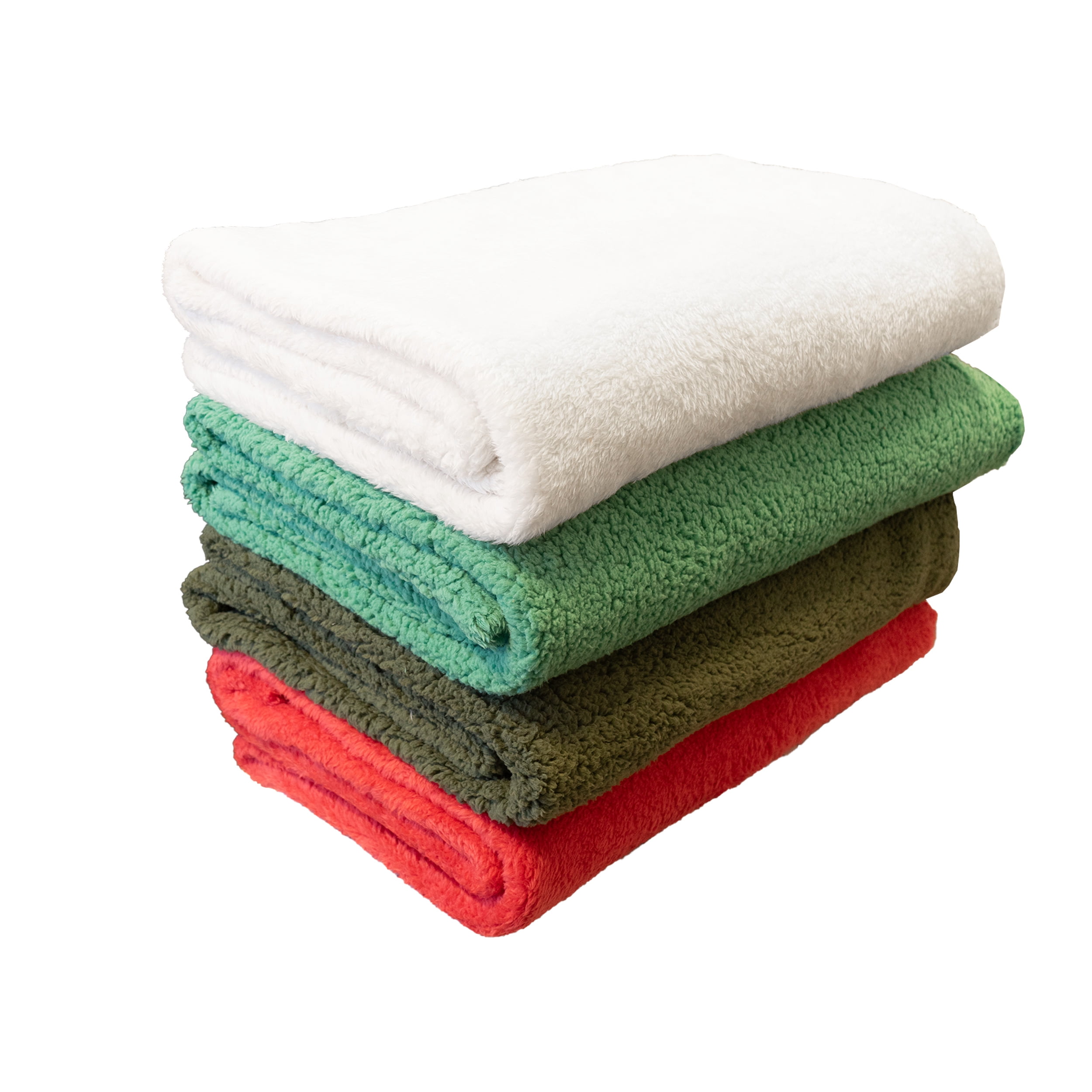 RTC Fabric 100% Polyester Solid Sherpa Fabric Sewing Craft Quilt Red, Cut by Yard