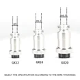 thumbnail image 2 of 5Sets GX12 GX16 GX20 2 3 4 5 6 7 8 9 10 12 14 15 Pin Docking Aviation Plug Socket Waterproof Circular Connector, 2 of 7