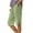 Mint Green, variant on Qiopertar Linen Pants for Women Loose Straight Leg Casual Summer Beach Pants with Pockets Side Slit Buttons Elastic Waist Comfy Wide Leg Trousers, Yellow S
