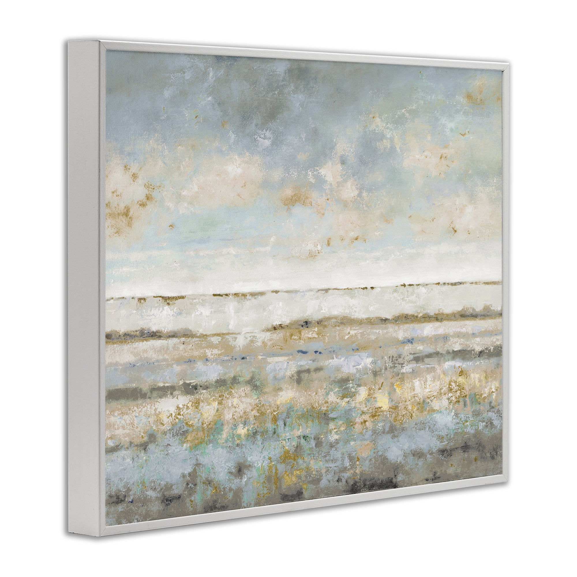 Stupell Industries Contemplative Mood Abstract White Framed Giclee Art, design by Lorenzo Collective