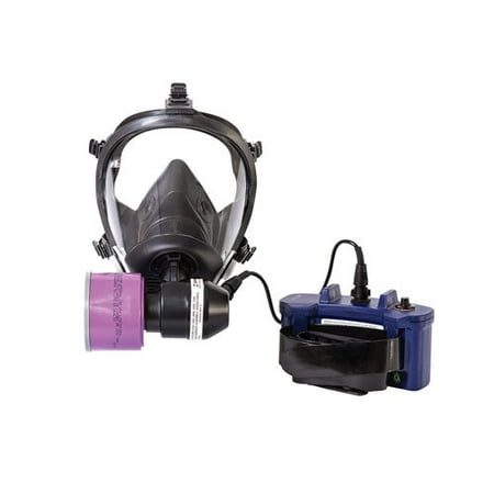 - North PR501S 5500 Series Small Half Mask With 5-Point Headstrap, Battery And Blower (1/EA)