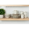 thumbnail image 4 of 10 Strawberry Street Oxford 24 Piece Stoneware Dinnerware Set, Cream, 4 of 8