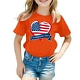 thumbnail image 4 of MKHSQHDG Toddler T Shirts 2T Cute Kids Baby Boys America Flag Shirts 4th of July T Shirt Toddler Girls Patriotic Tops Tee Independence Day Clothes 4th of July Baby Girl Outfits 12-13 Years, 4 of 4