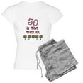 thumbnail image 1 of CafePress - 50 Is Five Perfect TENS Pajamas - Women's Light Pajamas, 1 of 1