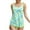 Green A, variant on Ahuyic Womens Plus Size Swim Tankini Tops,Casual Solid Color Bikini,Womens's New Fashion Split Swimsuit Casual Bikini Swimsuit