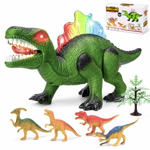 Zacro Light-Up Walking Dinosaur Toy with Sound, Ages 3-7