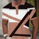 thumbnail image 2 of Camisas de Manga Larga para Hombres Impresos Girar Hacia Abajo Botones de Cuello Lateral Dividido, Casual Camiseta Blusa para Hombres, 2 of 4