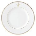 thumbnail image 3 of Lenox Assiette de Souper à Monogramme en Blocs Dorés Fédéraux, J, 3 of 3