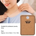 thumbnail image 4 of Earring Display Cards Earring Hanging Card Ear Studs Hanging Card 100pcs 3.2 X 4.5cm DIY Handcrafts Jewelry Earring Ear Studs Hanging Display Cards, 4 of 8