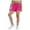 Hot Pink, variant on fatyb Athletic Shorts for Kids 2 in 1 Running Shorts Boys Girls Activewear Shorts with Zipper Pockets