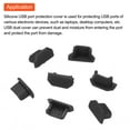 thumbnail image 4 of 35pcs Phone Micro USB Port Plugs Covers Caps Silicone Anti Dust Protectors for Cell Phone Micro USB Female End, Black, 4 of 4