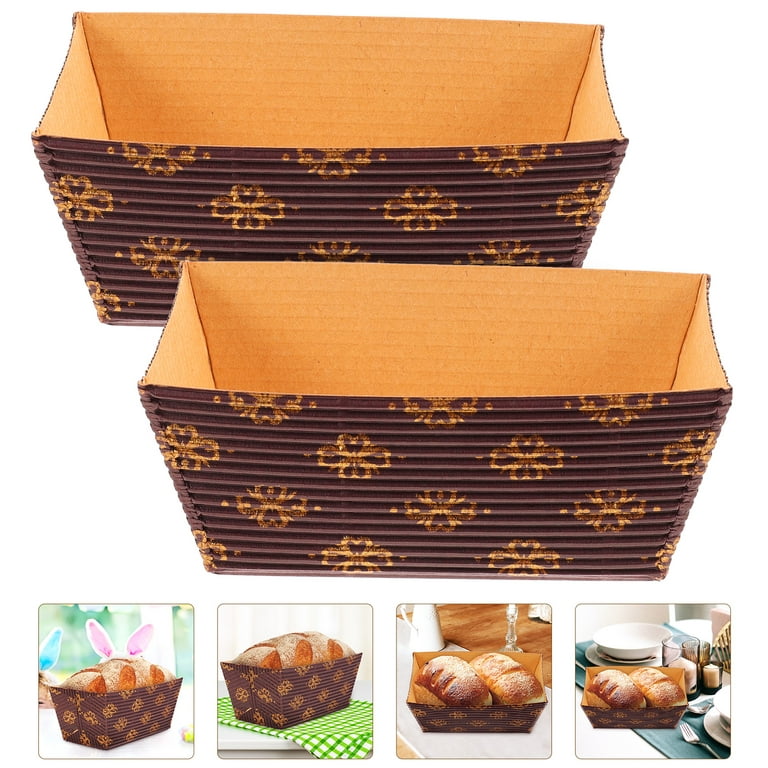 HOMSFOU 25pcs Corrugated Cake Tray Mini Pan Banana Cake Christmas Wrapping  Paper Bread Loaf Bread Loaf Pan Loaf Pans Rectangle Cake Cups Decorative  Cake Cups Simple Cake Packing Cups Paper - Yahoo