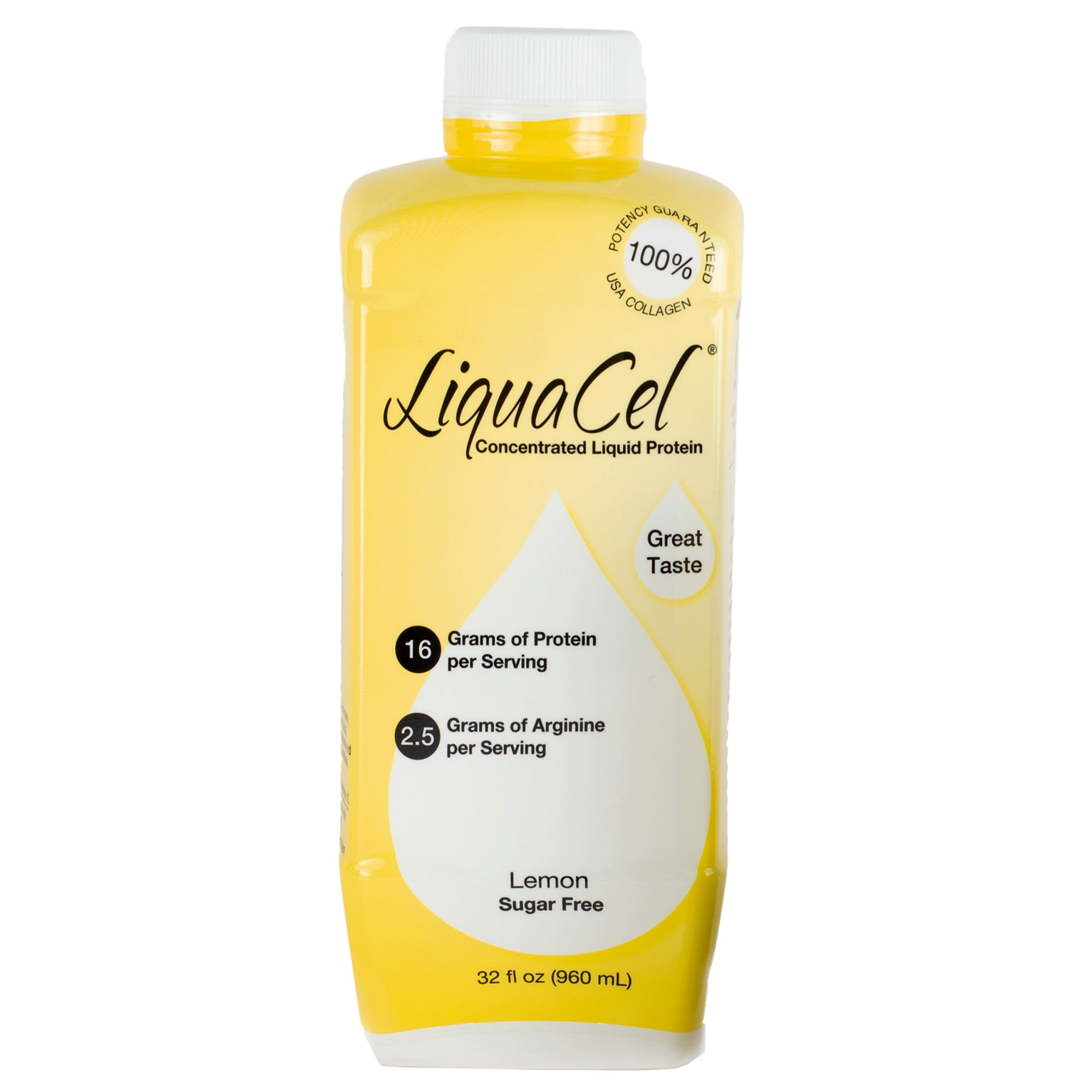 LiquaCel Oral Protein Supplement Lemonade 32 oz Bottle 6 Ct Walmart