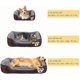 thumbnail image 4 of Dog Bed Super Soft Pet Sofa Cats Bed,non Slip Bottom Pet Lounger,self Warming And Breathable Pet Bed Premium Bedding (coffee), 4 of 5