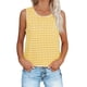 thumbnail image 2 of Camisas Y Tops de Verano de Mujer Cuello Redondo sin Mangas Camisa Cuadrada Top de Mujer Casual, 2 of 9