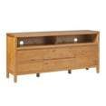 thumbnail image 2 of Walker Edison Modern Farmhouse Rustic Solid Oak Wood 65" Sideboard with Storage - White Oak, 2 of 14