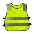 thumbnail image 3 of Hi Vis Child Safety Reflective Vest Waistcoat Traffic Work Cycling Clothes yellow, 3 of 9