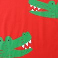 thumbnail image 4 of Baby Boy Clothes Summer Toddler Boys Cute Cartoons Printed Short Sleeve Cotton T-Shirt Elastic Waist Shorts Sets Kids Outfit Beach Clothes Beach Outfits Red 3-4 Years, 4 of 9