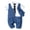 Blue, variant on Pimfylm Newborn Outfits Baby Boy Toddler Boy Suit Baby Boys Wedding Dress Outfit Formal Gentleman Clothes Set Dress Shirt Bowtie Suspenders Pants 1PC Blue,Size for 18-24 Months