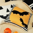 thumbnail image 3 of Kmbangi Pillow Cover Halloween Cartoon Patterns Print Square Pillowcase, 3 of 6