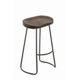 thumbnail image 2 of Banji Stool, Solid Wood Stool, Walnut Backless Stool - Set 4, 2 of 4