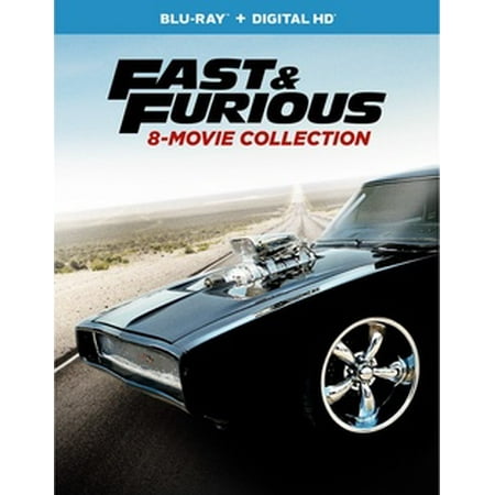 Fast & Furious: 8-Movie Collection (Blu-ray + Digital (Fast And Furious Best Scenes)